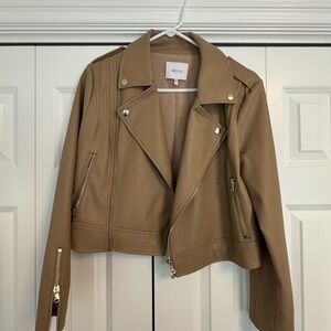 Greylin Vegan Leather Moto Jacket S